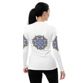 Seaside Mandala Women's Rash Guard - Beyond T-shirts
